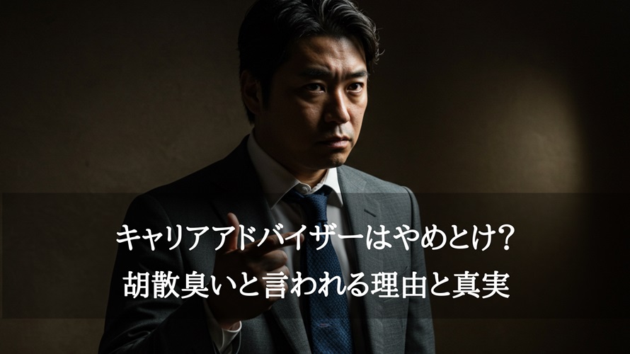 キャリアアドバイザーはやめとけ？