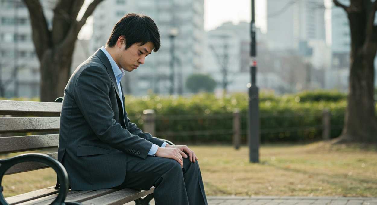 面接に全落ちする男性
