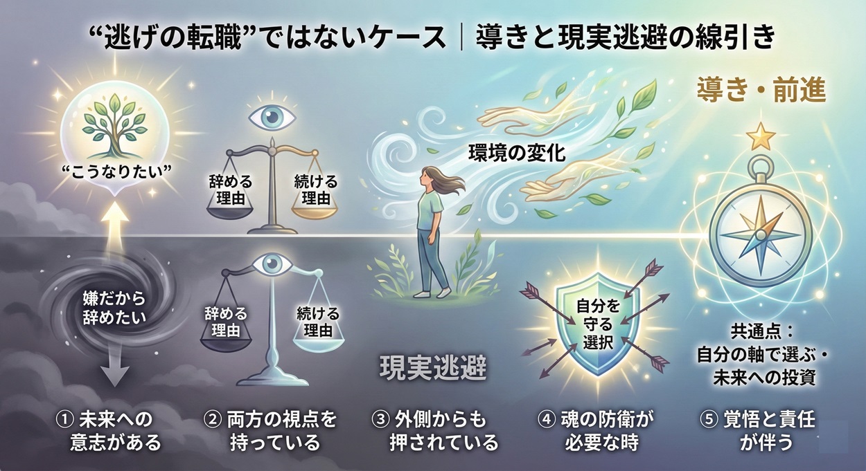 “逃げの転職”ではないケース