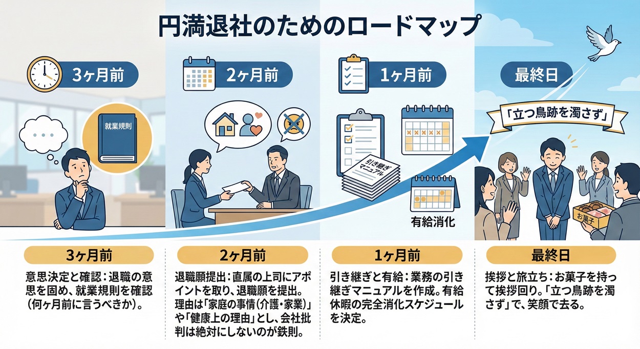 円満退社ロードマップ
