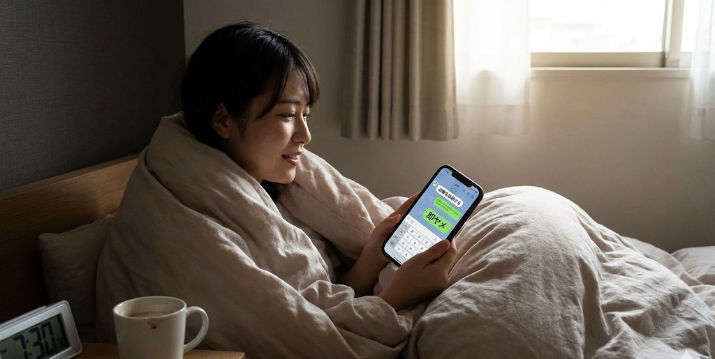 スマホ一つで即日退職