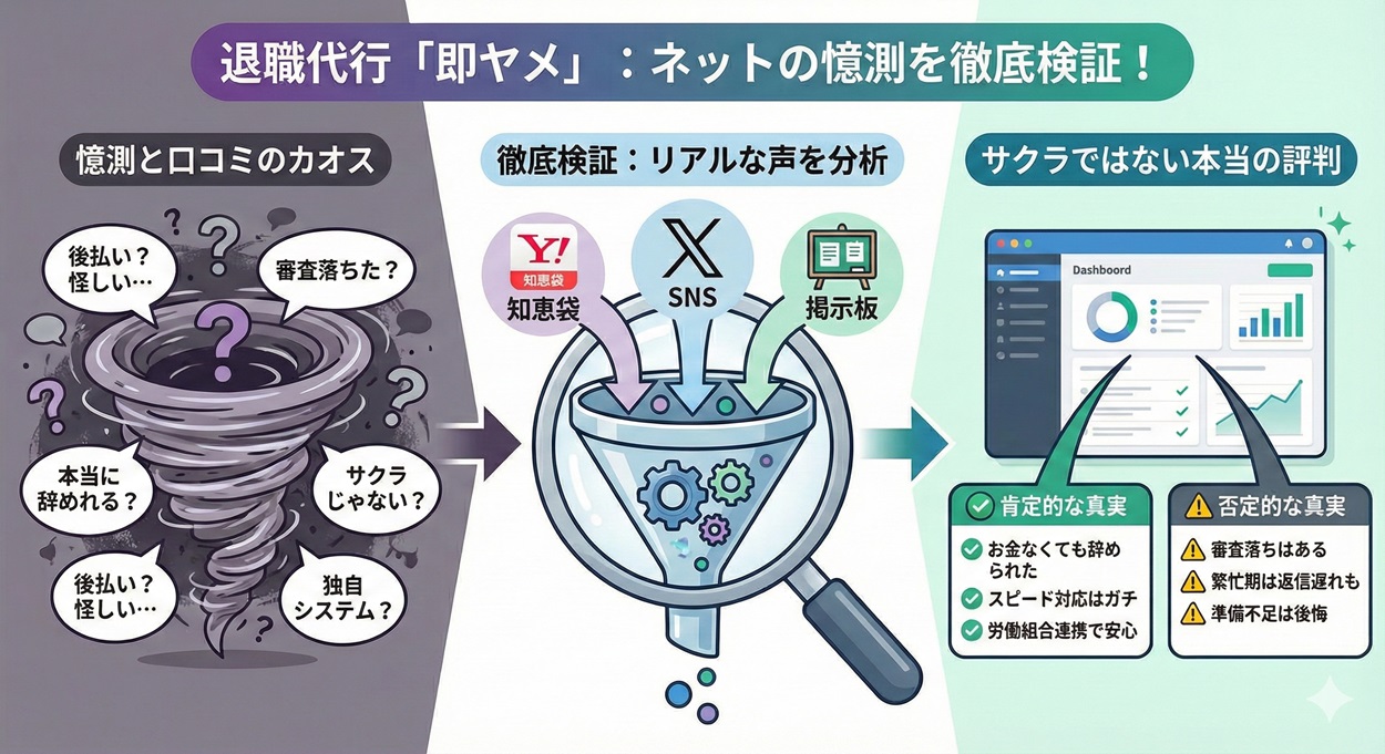 退職代行サービス「即ヤメ」を徹底検証