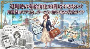 退職時の有給消化40日はできない？知恵袋のリアルと、ボーナス・給料で損しないための完全ガイド